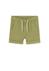 Mayoral Baby Boy Linen Relaxed Short, Green