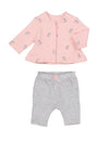 Mayoral Baby Girl Layette 3 Piece Tracksuit Set, Pink