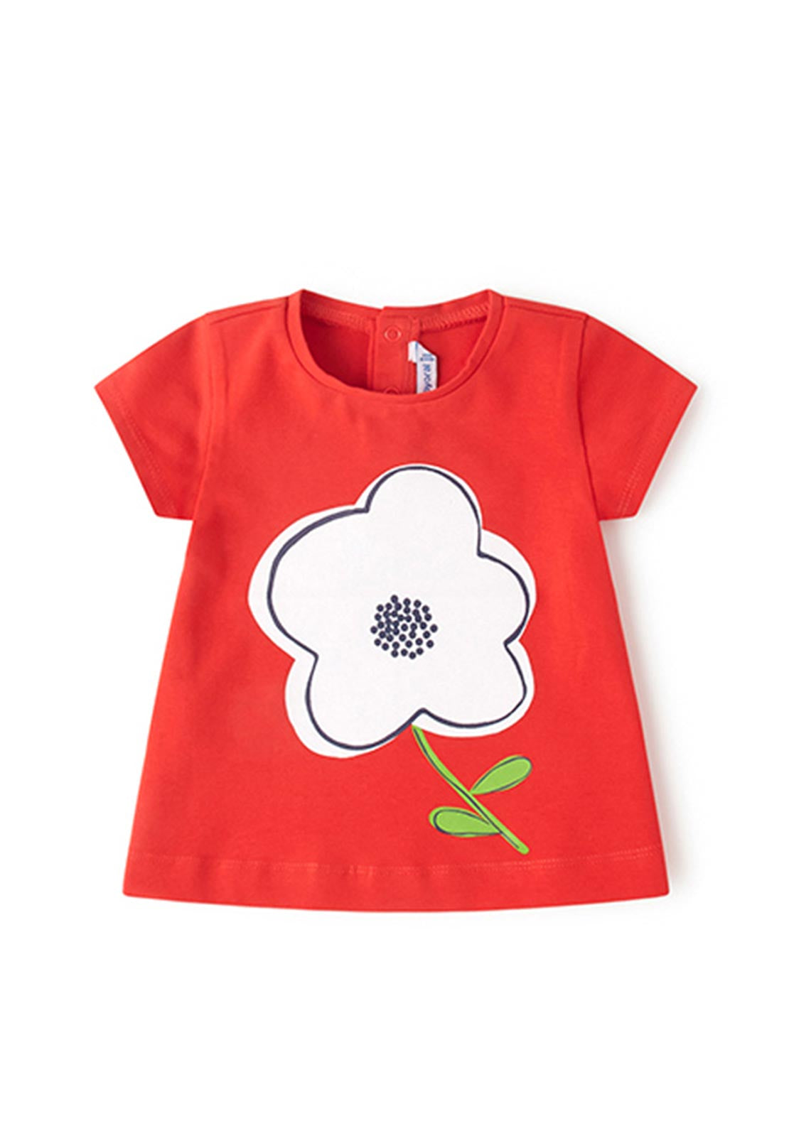 Mayoral Baby Girl Flower Print T-shirt, Red McElhinneys