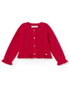 Mayoral Baby Girl Knit Cardigan, Red