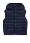 Mayoral Baby Reversible Padded Gilet, Navy