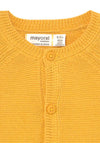 Mayoral Baby Boys Organic Cotton Knit Cardigan, Mustard