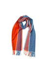 McNutt of Donegal Milan Maria Scarf, Blue Multi