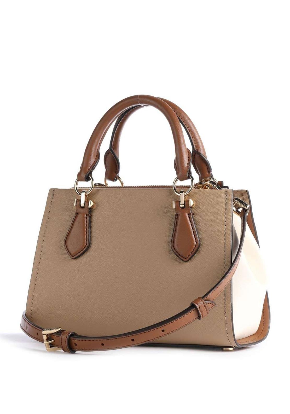 MICHAEL Michael Kors Marilyn Small Colour-Block Crossbody Bag, Camel Multi