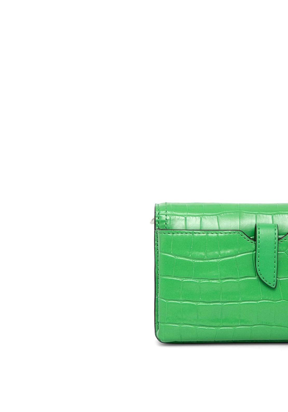 MICHAEL Michael Kors Heather Extra Small Croc Embossed Crossbody Bag, Palm