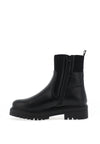 Millie & Co. Cleo Ribbed Panel Boots, Black
