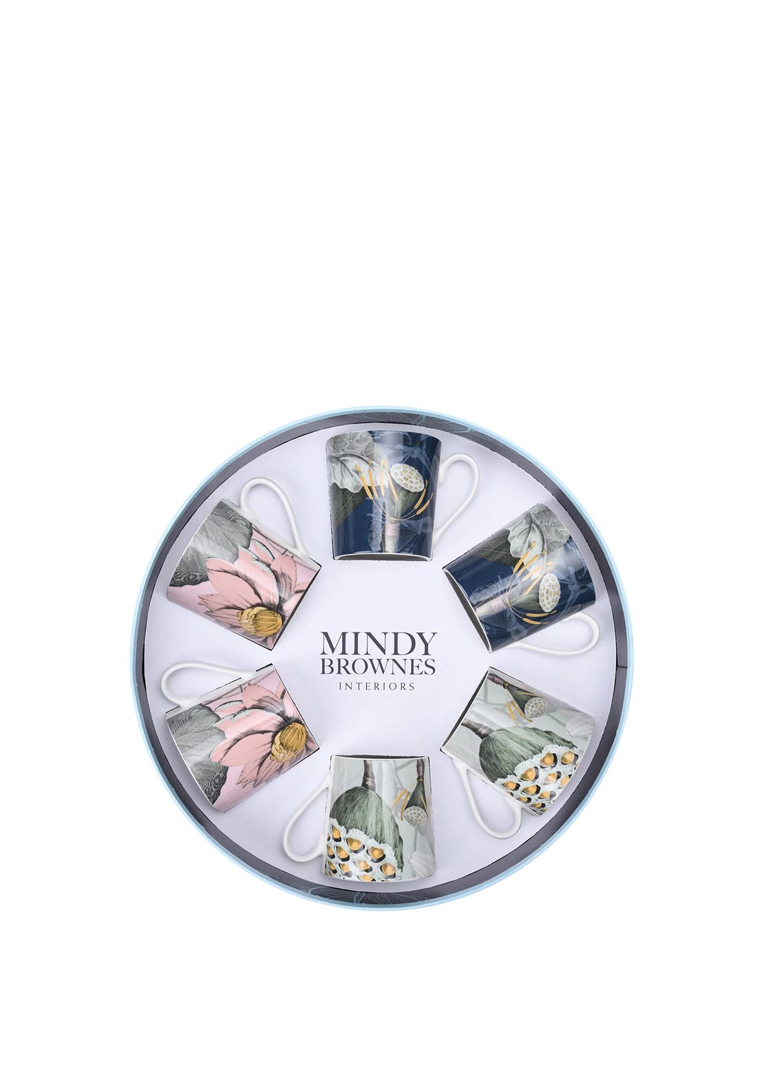 Mindy Brownes Natures Blooms Cup Set of 6