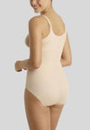 Miraclesuit Instant Tummy Tuck 2411 Open Bust Body Briefer, Warm Beige