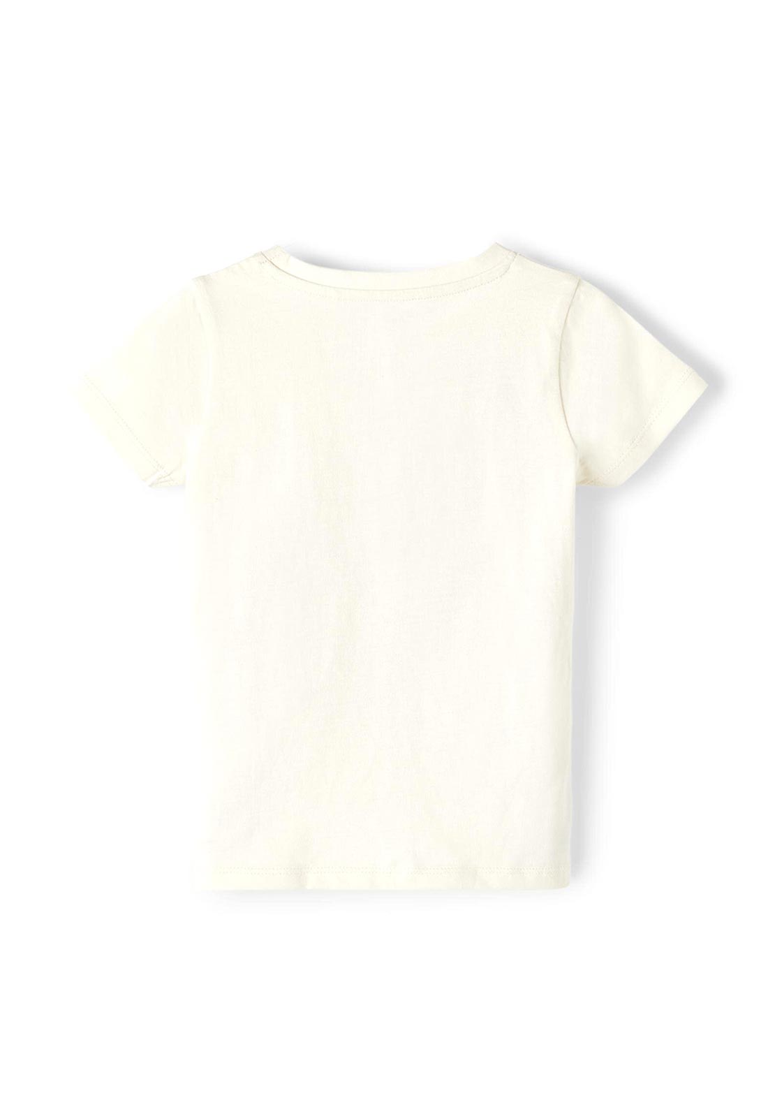 Name It Mini Girl Belinda Short Sleeve Tee, Buttercream