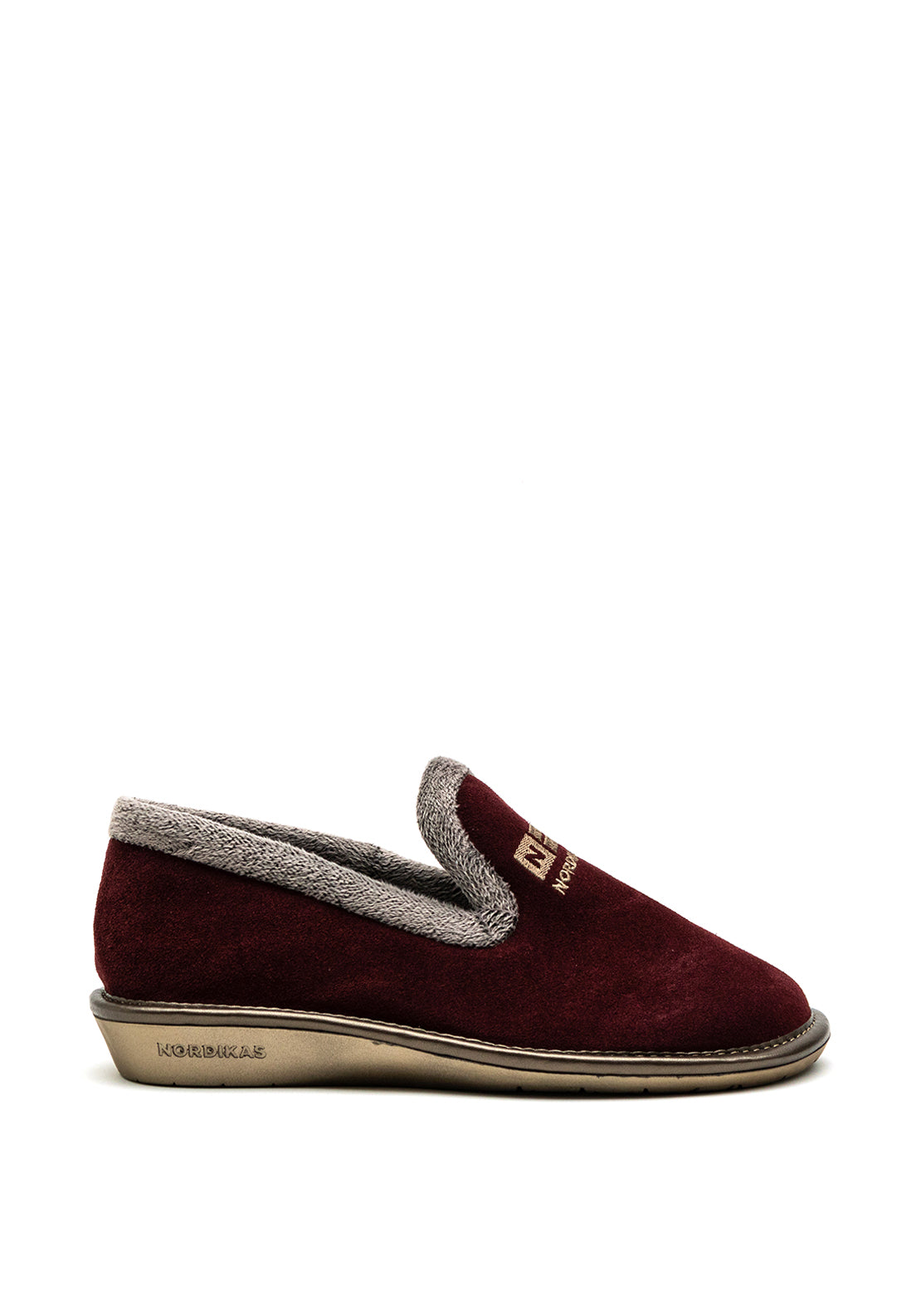 Nordikas Womens Suede Slip On Slipper, Wine McElhinneys