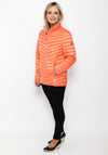 Normann Down Free Quilted Short Jacket, Coral