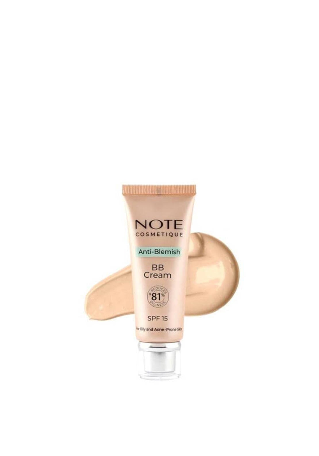 Note Anti Blemish BB Cream, 01 Soft Ivory