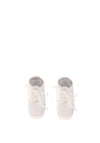 Nursery Time Baby Satin Boy Lace Up Booties, White