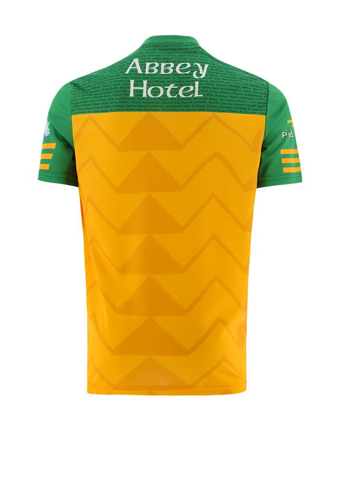 O’Neills Donegal GAA Adult Home Jersey 2022/23, Amber