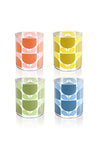 Orla Kiely Set of 4 Water Glasses, Multicoloured