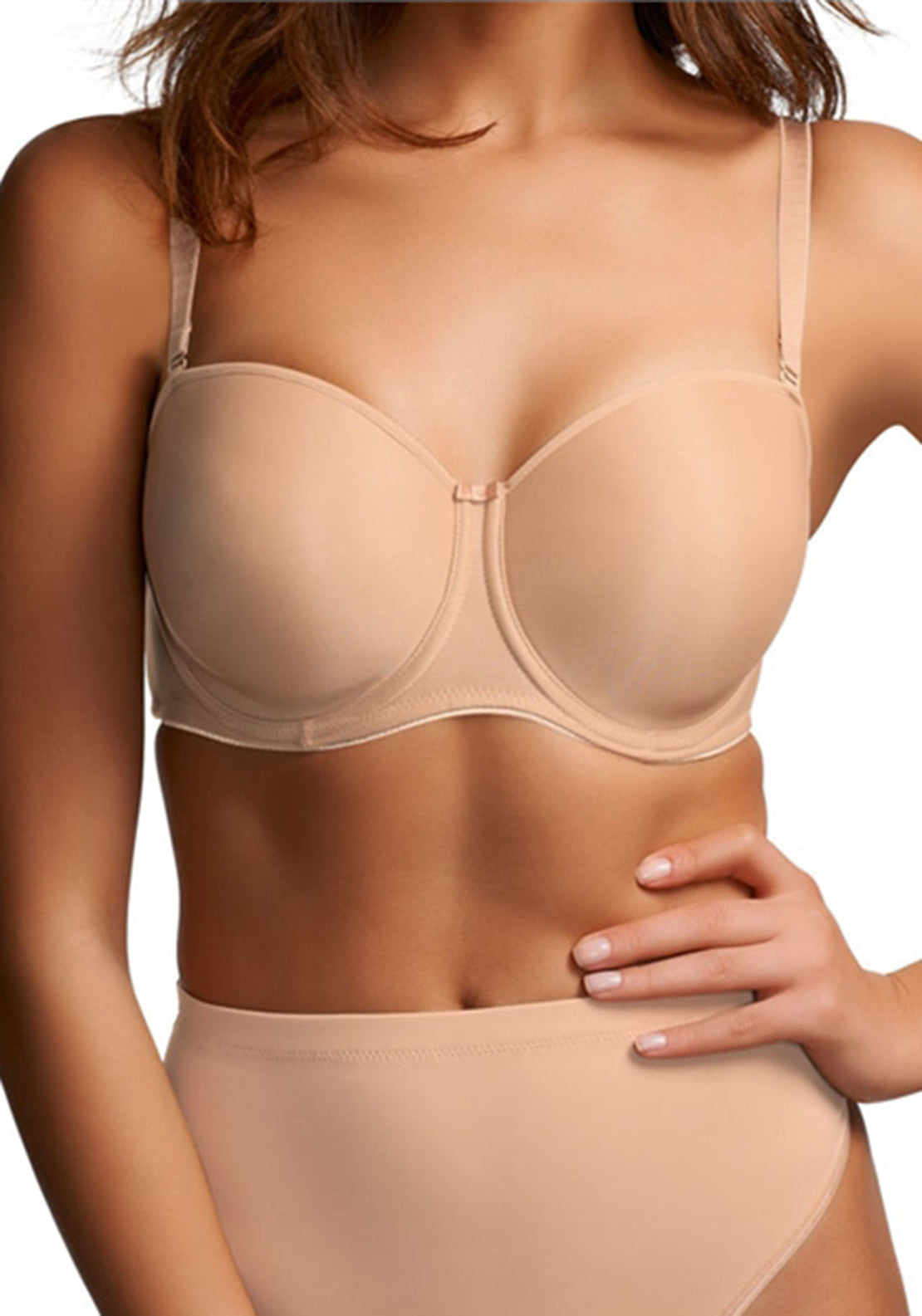 Fantasie Smoothing Moulded Strapless Bra, Nude - McElhinneys