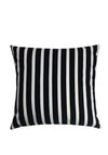 Paoletti Zanzibar Stripe Cushion, Black White