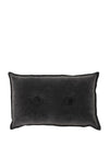 Paoletti Bobble 30cm x 50cm Cushion, Charcoal