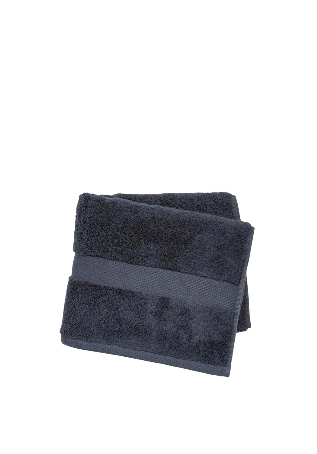 Peacock Blue Hotel Savoy Towels, Graphite