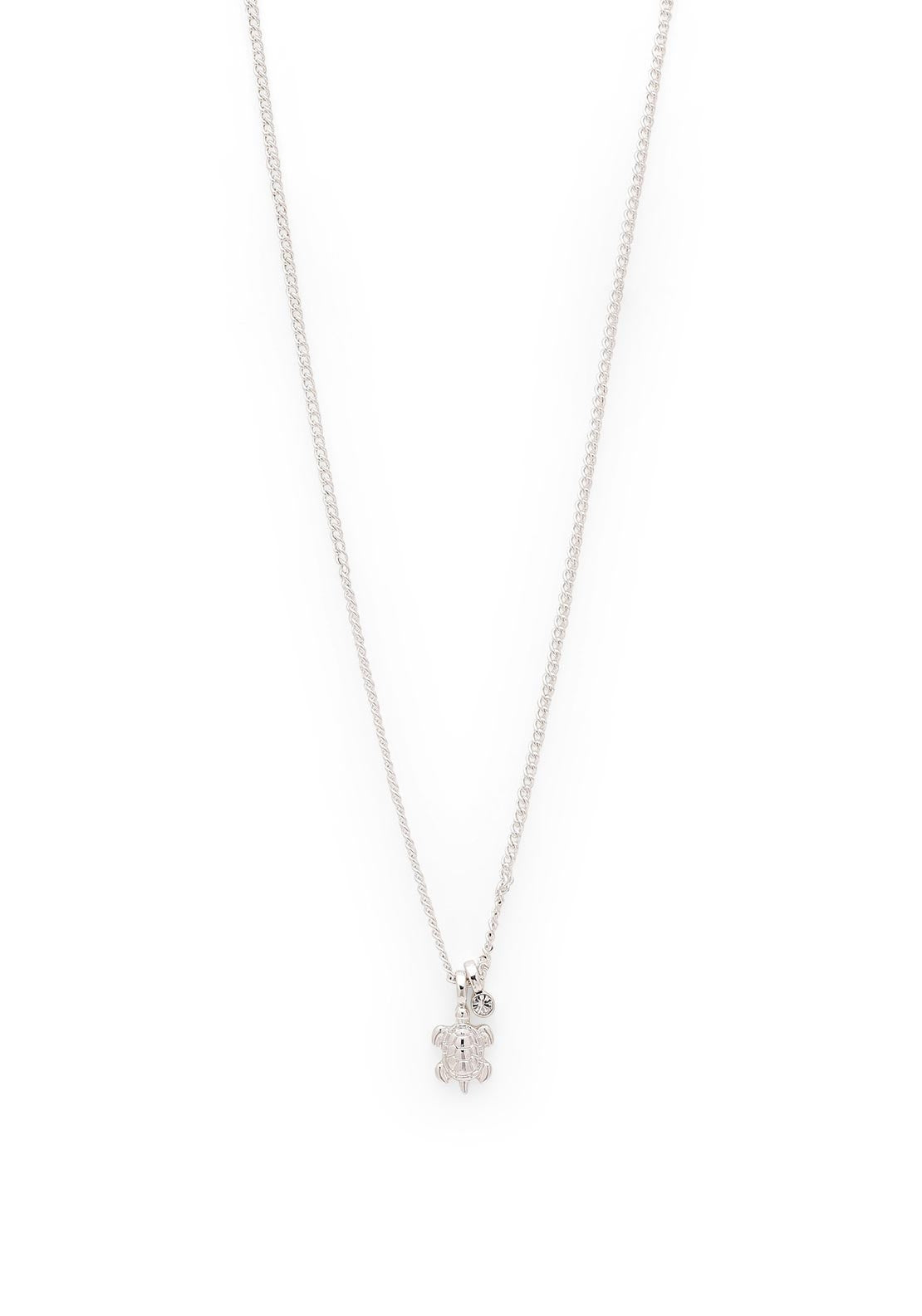 Pilgrim Akira Turtle Necklace, Silver