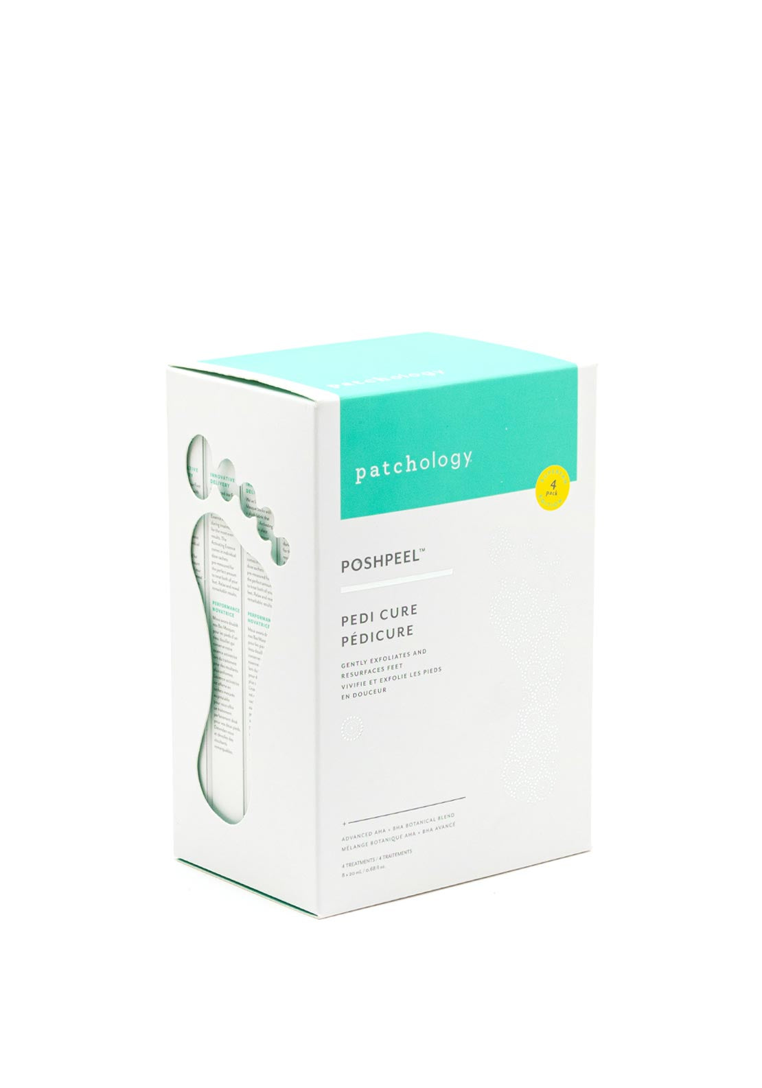 Patchology PoshPeel PediCure 4 Pack