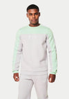 Pre London Milano Sweatshirt, Grey & Mint