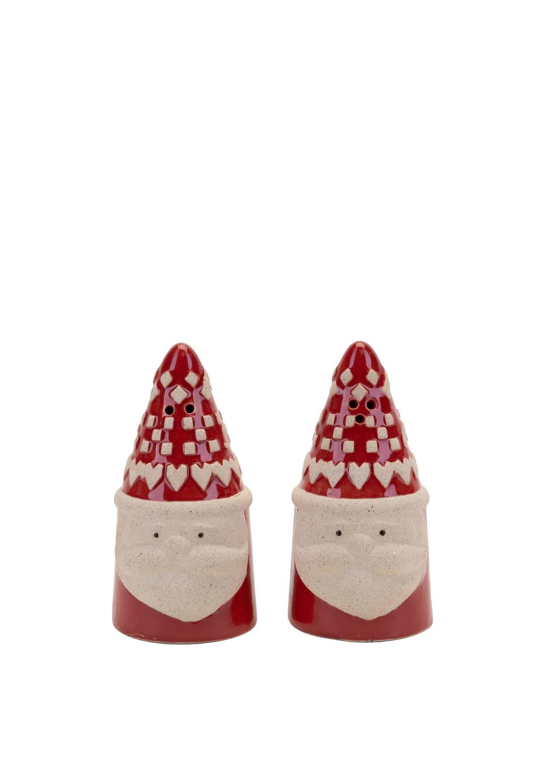 Widdop Santa Claus Salt & Pepper Shakers, Red