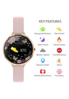 Reflex Active Series 3 Bluetooth Floral Smartwatch, Rose Gold