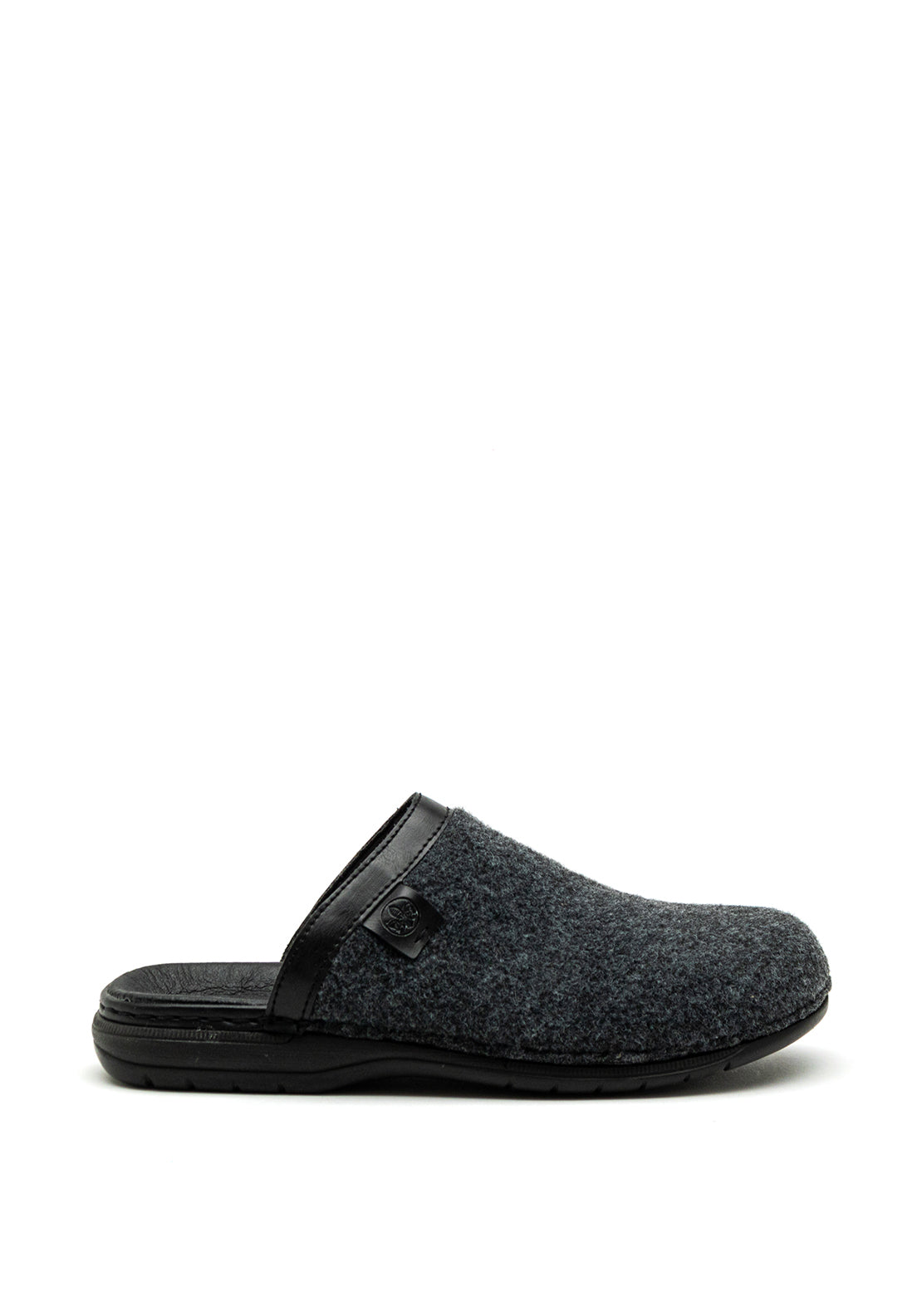 Rieker Antistress Suede Slipper, Black
