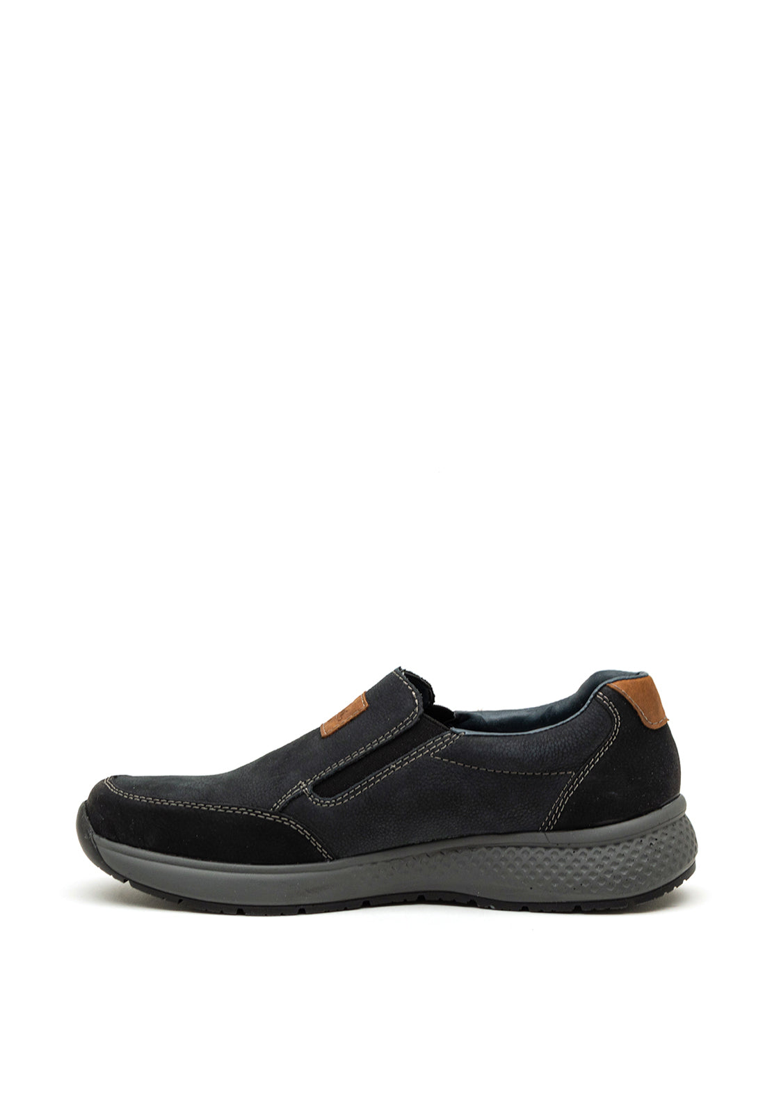 Rieker Mens Slip On Shoe, Blue