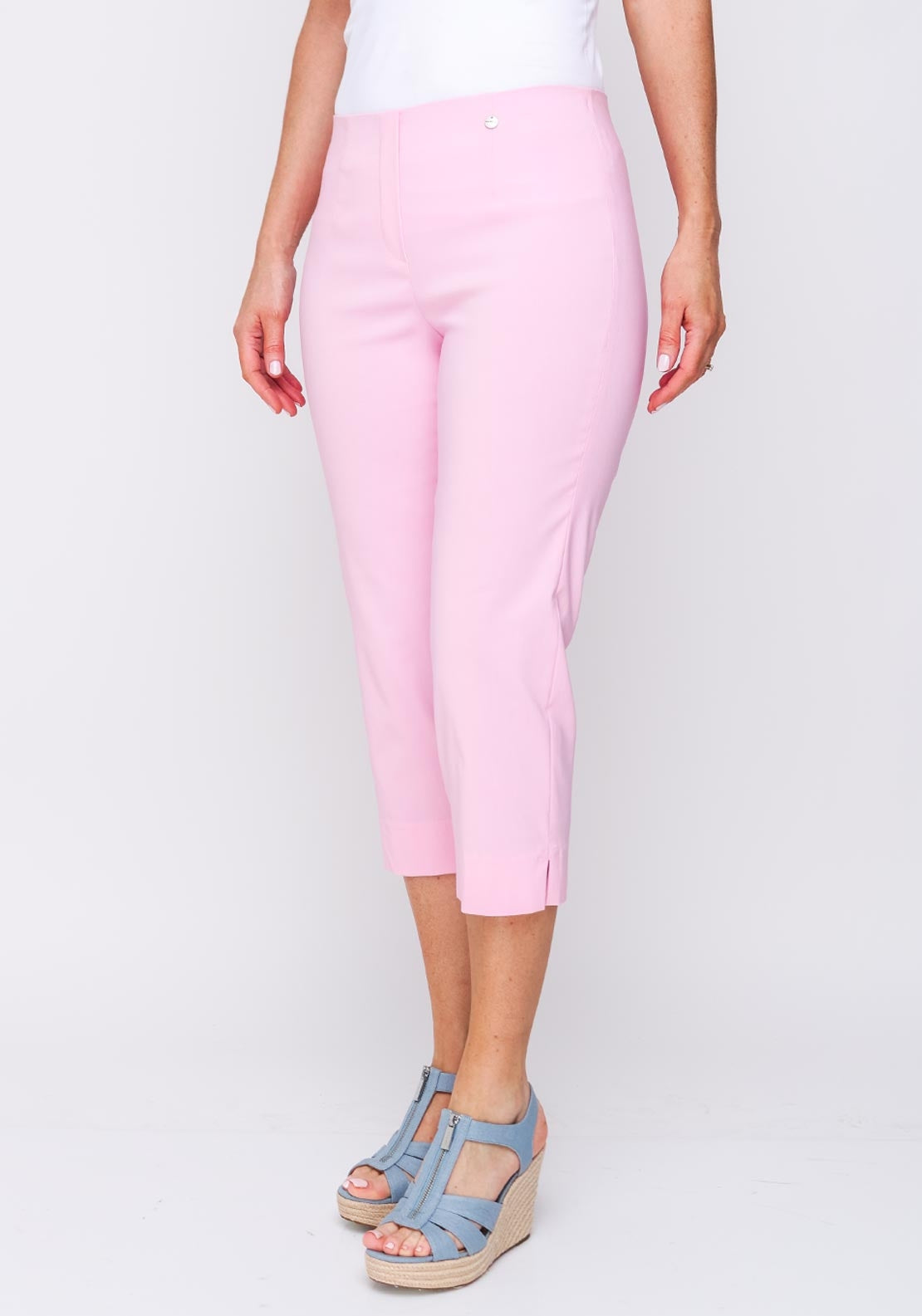 Cropped Pants Robell Rose 07 Trousers Robell Marie 07 Stretch Crop