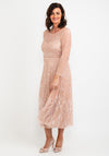 Veni Infantino Embellishment & Feather Maxi Dress, Blush