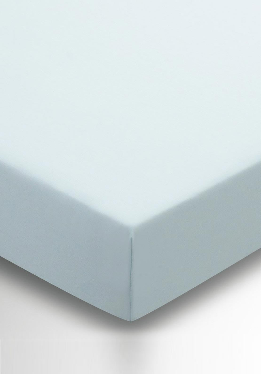 Sanderson 220 Thread Count Fitted Sheet, Dove Blue