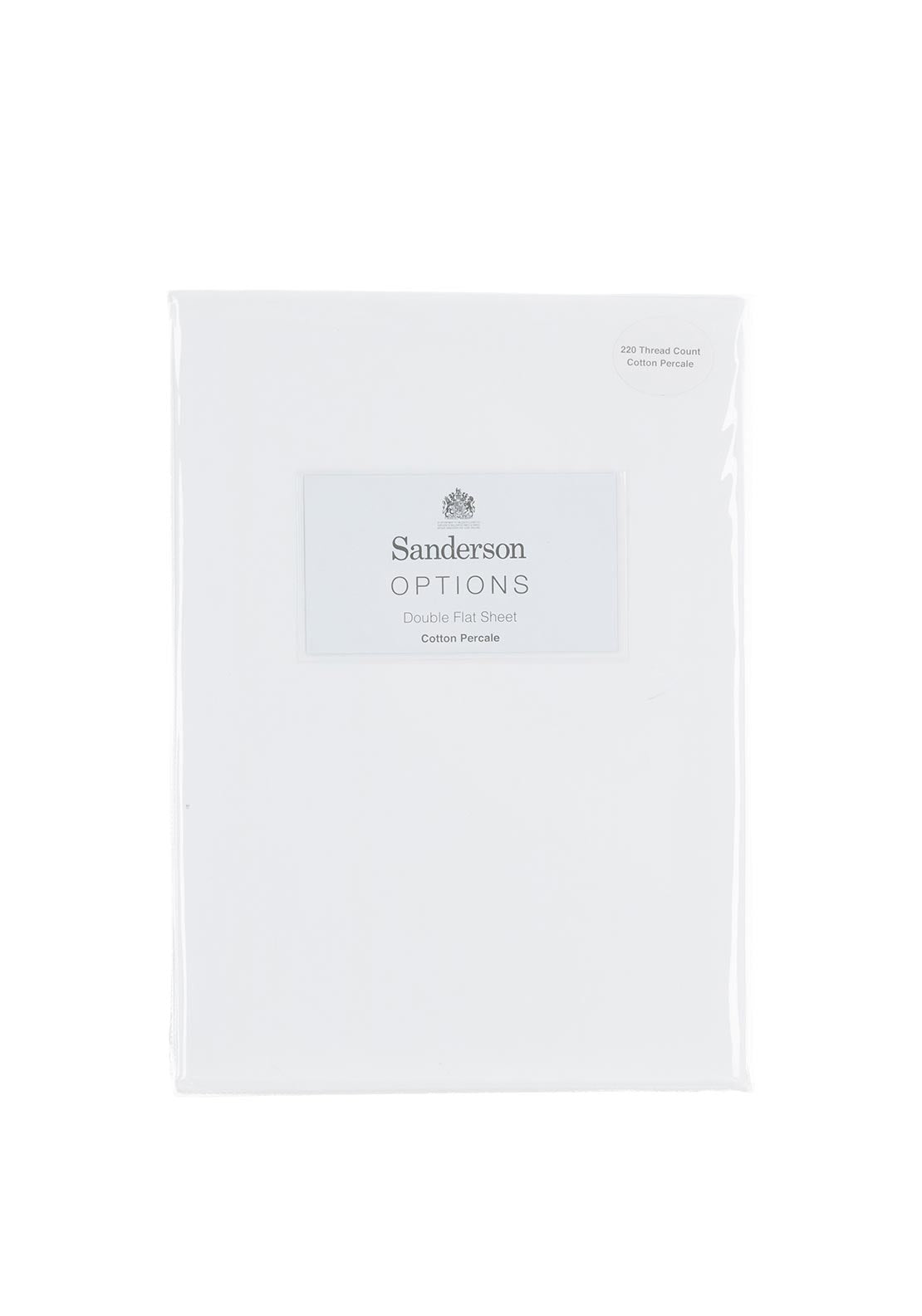 Sanderson Cotton Percale Flat Sheet, Ivory