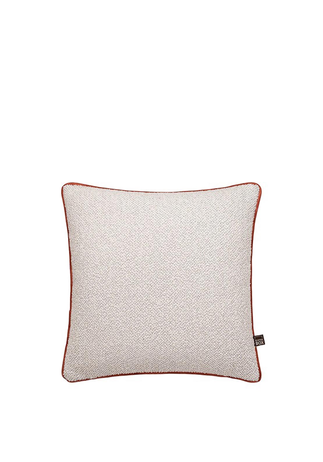 Scatterbox Leighton Feather 43x43cm Cushion, Cream & Mustard