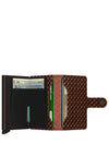 Secrid Mini Card Wallet, Basket Brown