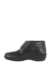 Softmode Evelyn Metallic Velcro Boots, Black
