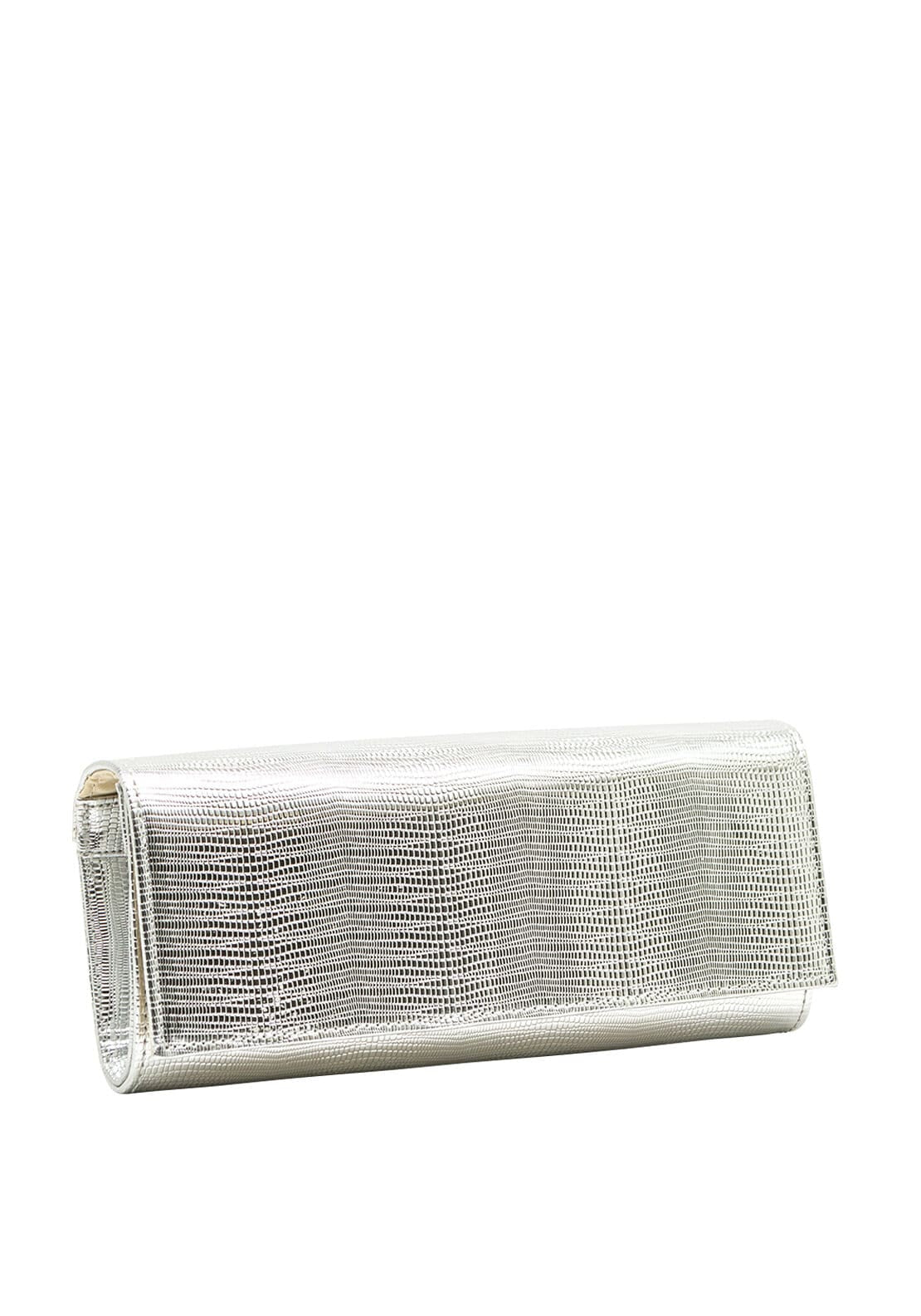 Sorento Screebe Clutch Bag, Silver