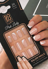 SoSu Salon Nails Medium Length, Pink Lady