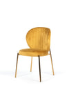 South Row Diamond Stitch Accent Chair, Mustard