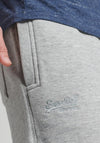 Superdry Vintage Logo Jersey Shorts, Athletic Grey Marl