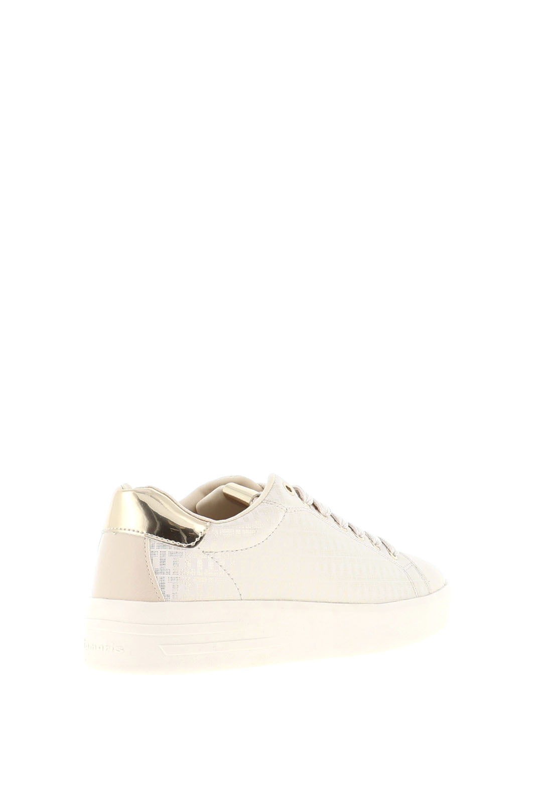 Tamaris T Logo Print Trainers, Gold
