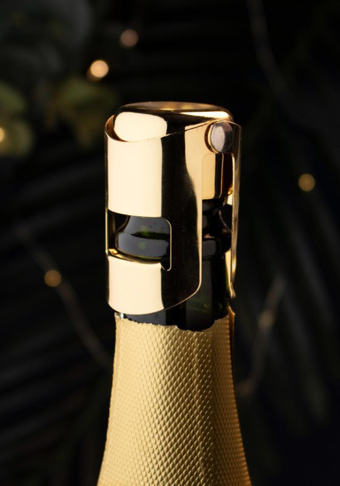 Taylor’s Eye Witness Taproom Champagne Bottle Stopper, Gold