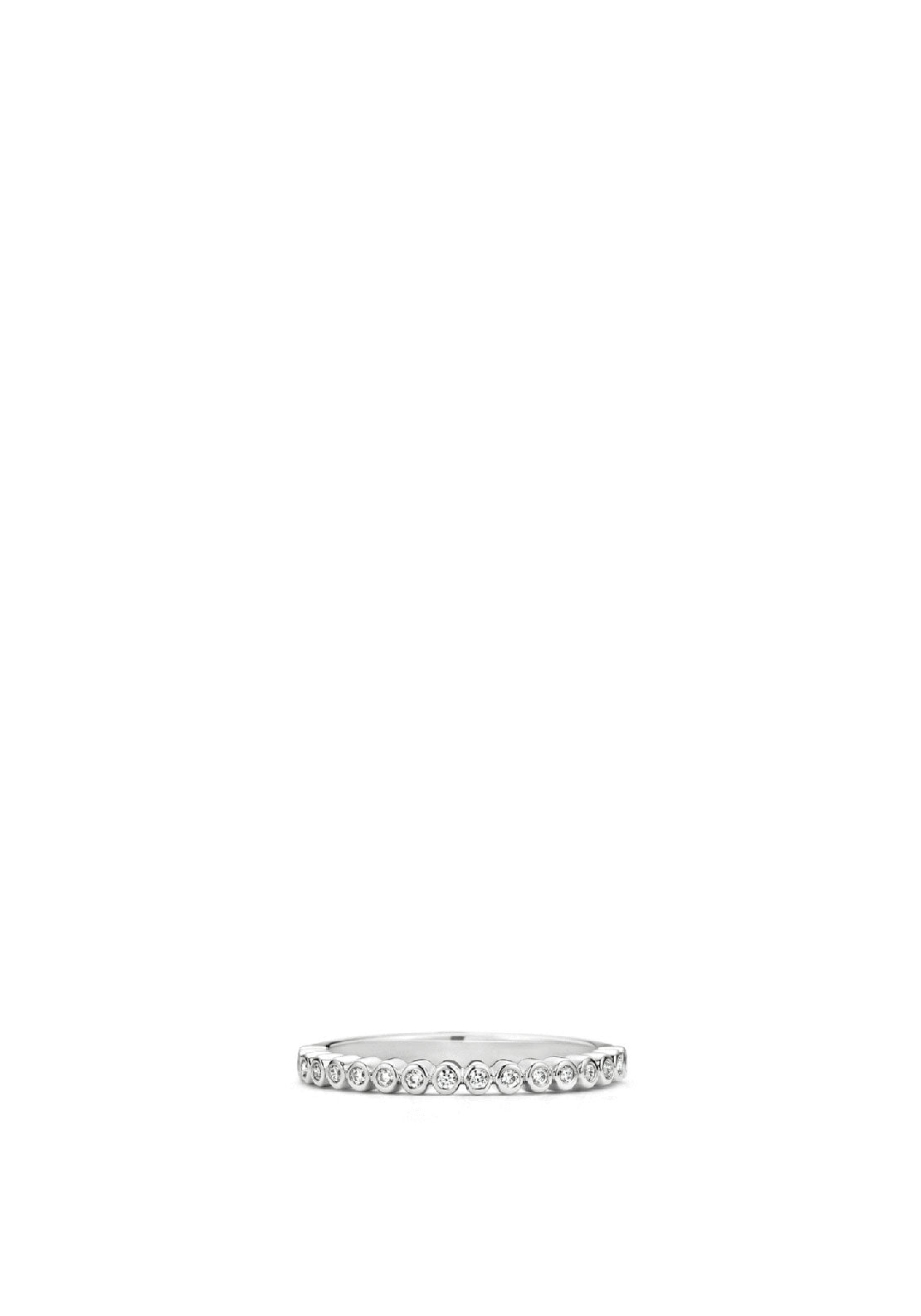 Ti Sento Milano Zirconia Embellished Ring, Silver