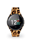 TechMade FreeTime Glitter Animal Print Smart Watch, Orange