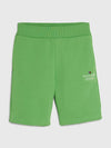 Tommy Hilfiger Boy Logo Sweat Shorts, Spring Lime