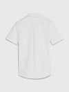 Tommy Hilfiger Boys Short Sleeve Oxford Shirt, White