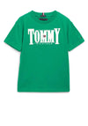 Tommy Hilfiger Boy Cord Applique Short Sleeve Tee, Green