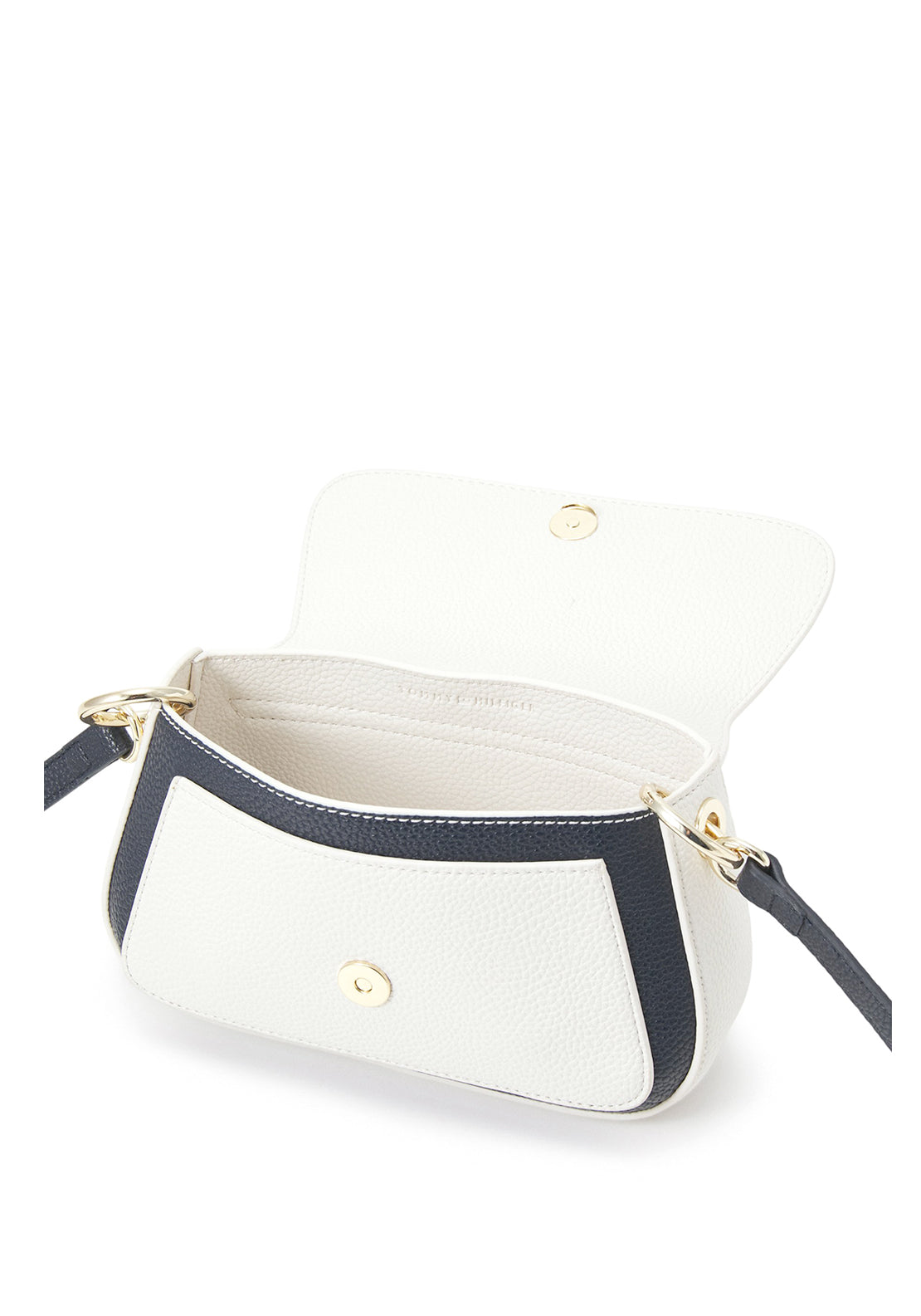 Tommy Hilfiger Emblem Flap Over Crossbody Bag, Acorn