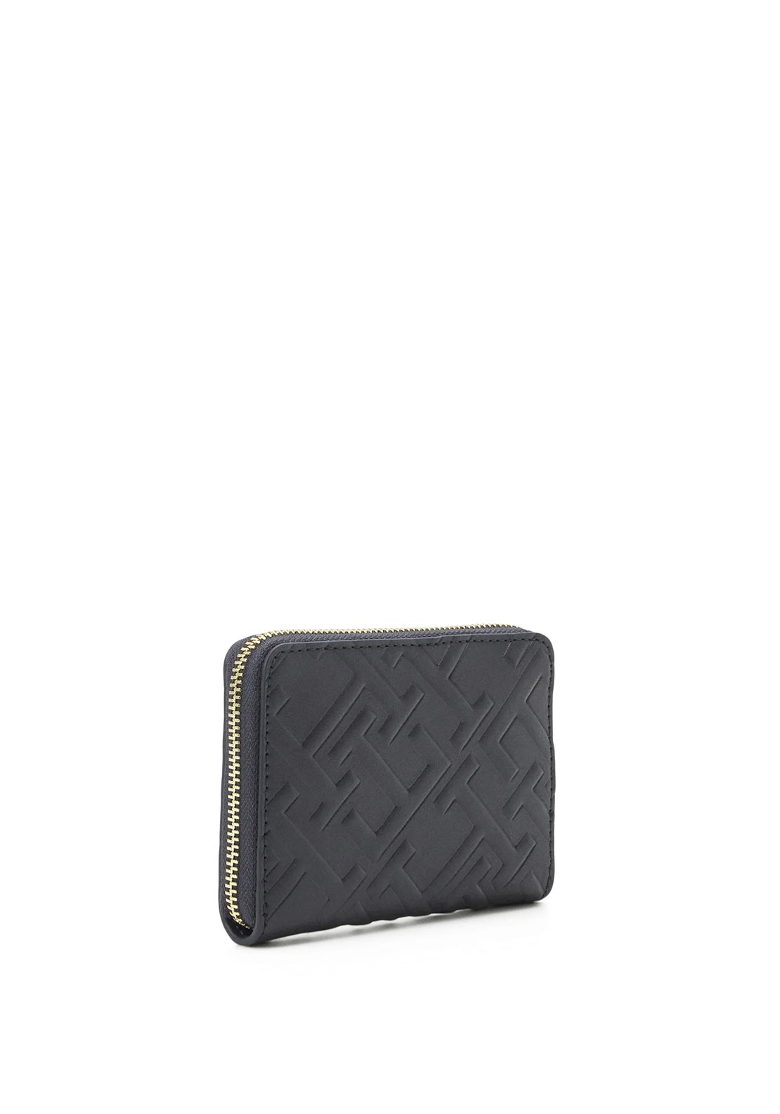 Tommy Hilfiger Iconic Monogram Medium Zip Purse, Space Blue